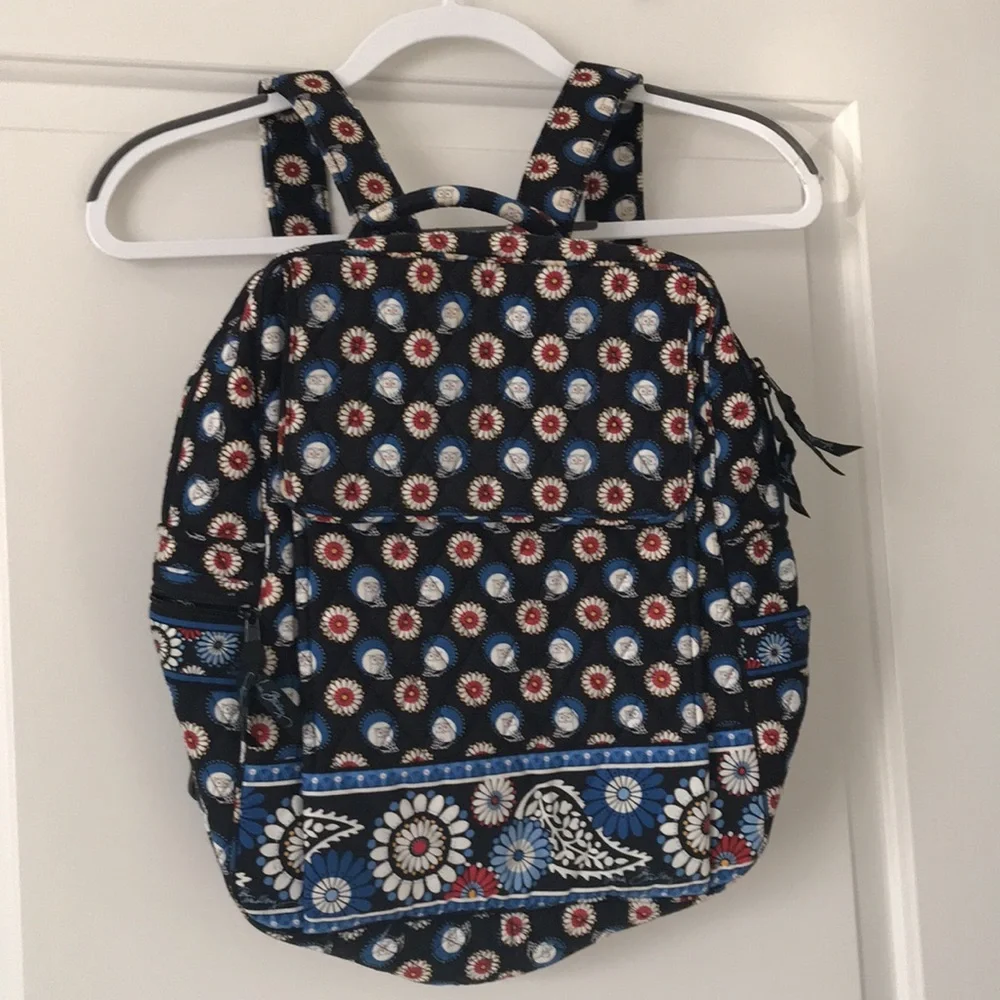 Vera Bradley Night Owl backpack, flap front, 15” medium size